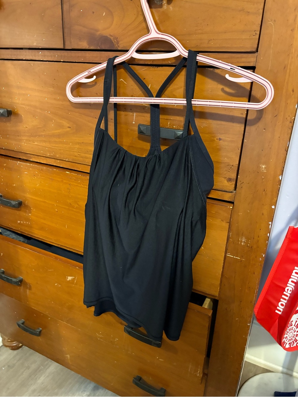 lululemon athletica Black Strappy Tank Top